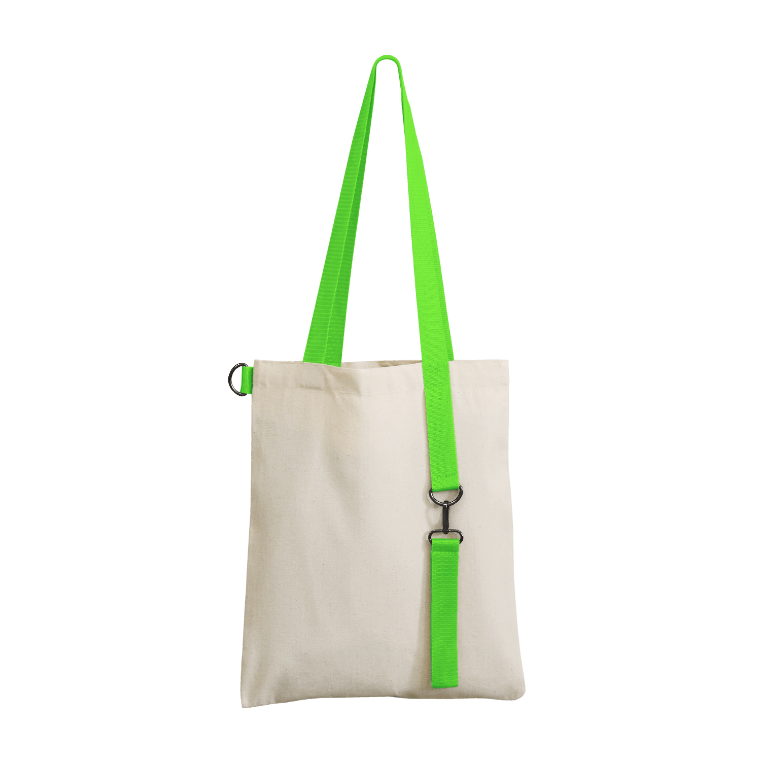 Шоппер Superbag (неокрашенный с салатовым)-2