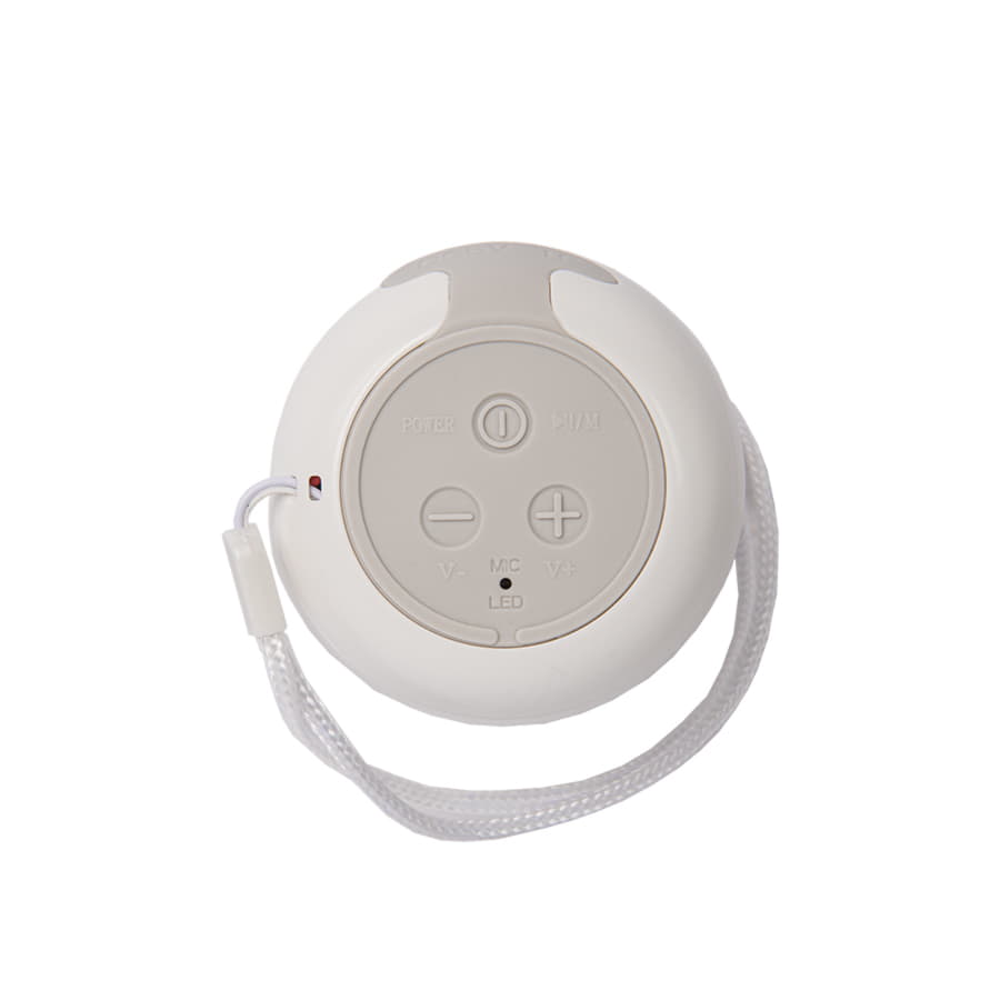 Портативная mini Bluetooth-колонка Sound Burger "Bang" белая, белый-3