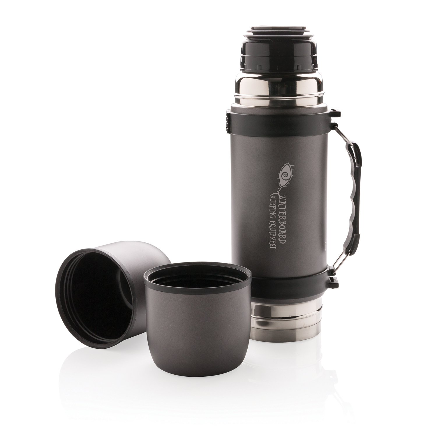 Вакуумный термос Swiss Peak с двумя кружками-2