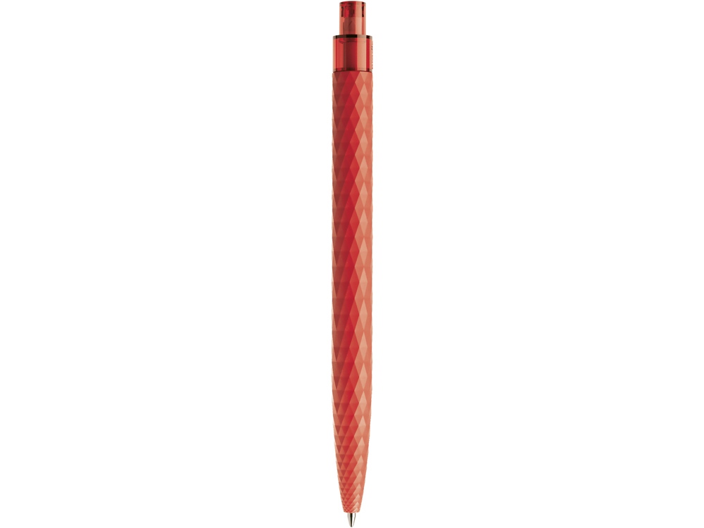 Ручка шариковая QS 01 PRT софт-тач, красный-2