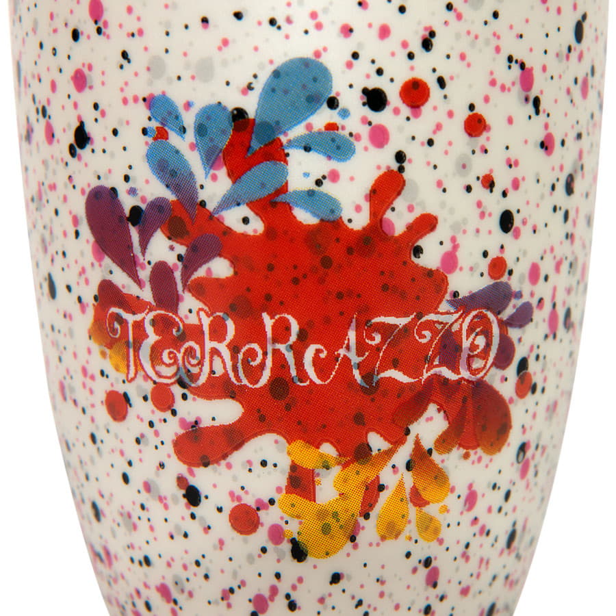 Кружка TERRAZZO, голубой, белый-5