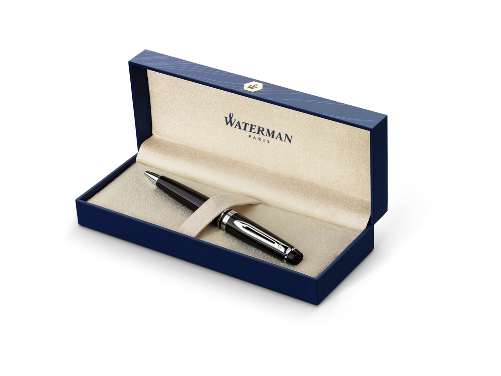 Шариковая ручка Waterman Carene, цвет: Black ST, стержень: Mblu-1
