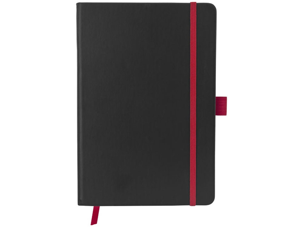 Блокнот Color edge A5, черный/красный-2