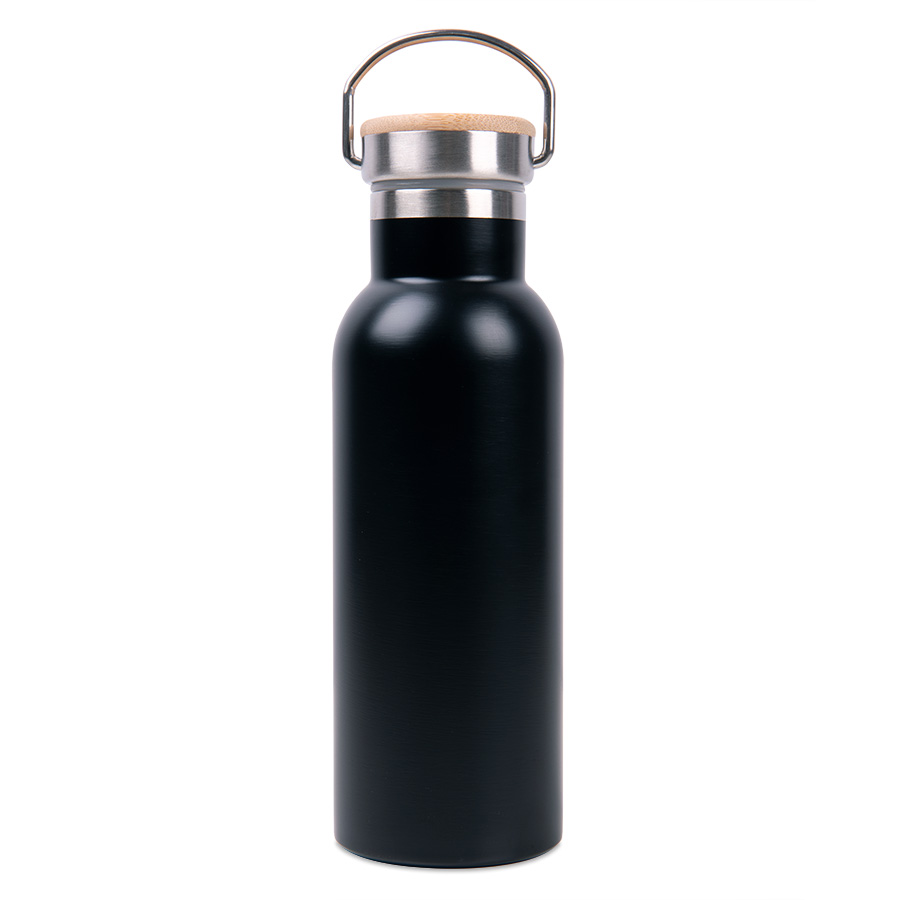 Бутылка для воды DISTILLER, 500мл, черный-0