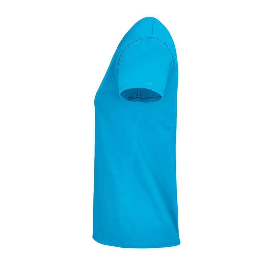 Футболка женская CRUSADER WOMEN 150 из органического хлопка, бирюзовый-1