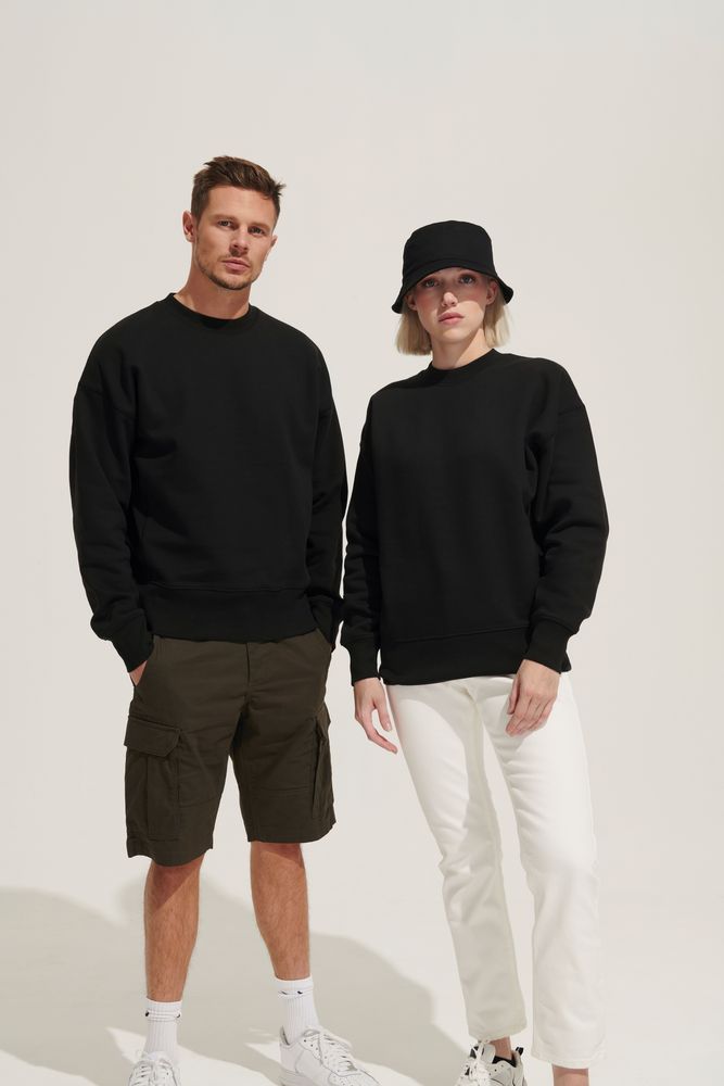 Свитшот унисекс Authentic, серый меланж-5