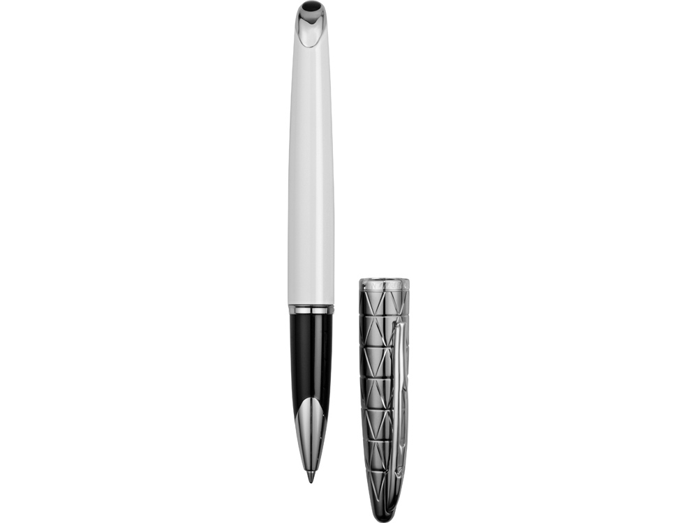 Ручка-роллер Waterman Carene, цвет: Contemporary white ST, стержень: Fblck-3