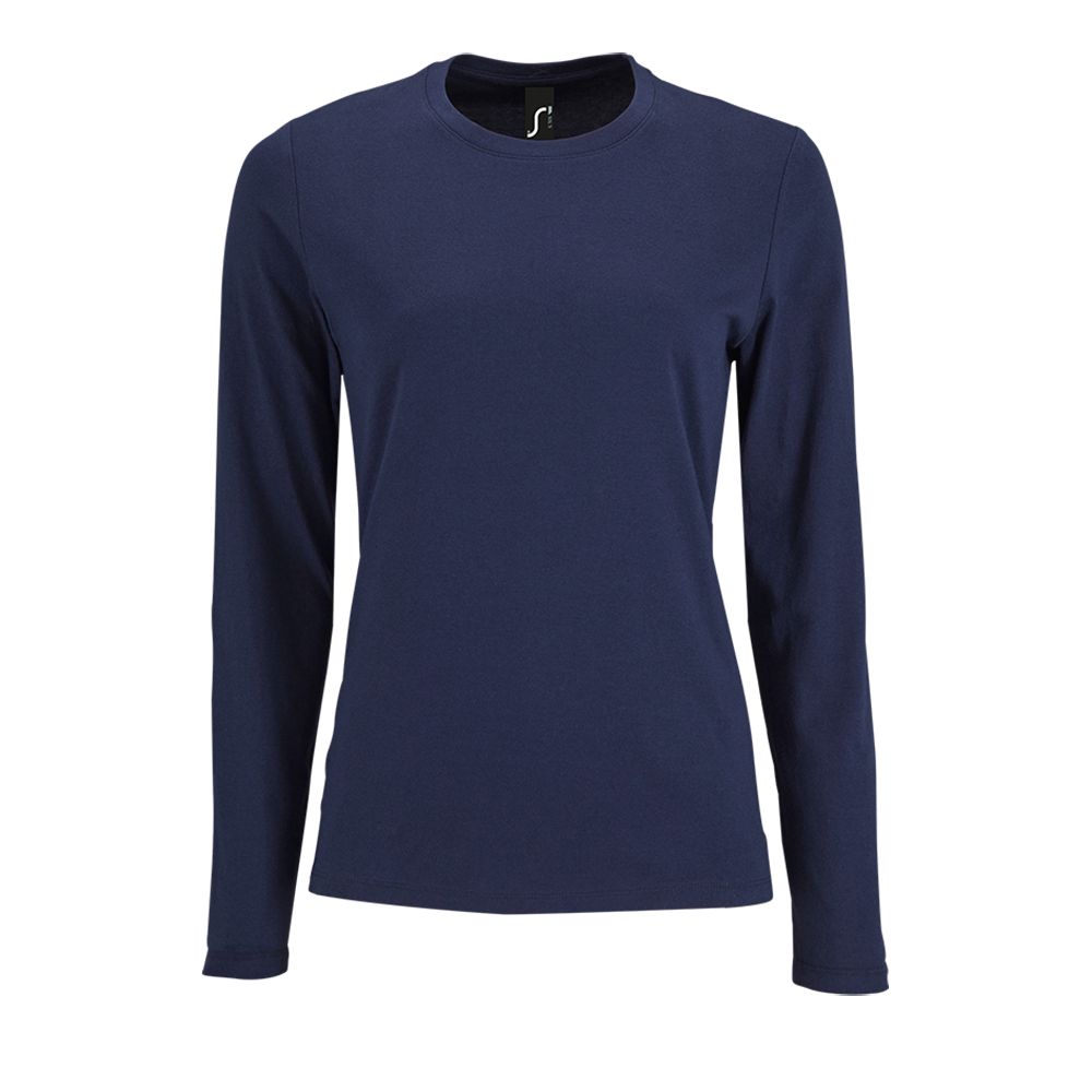 Футболка с длинным рукавом Imperial LSL Women, темно-синяя (кобальт)-0