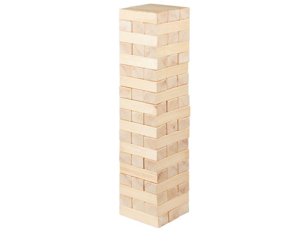 Игра из дерева XL Tower, 57 брусков-1