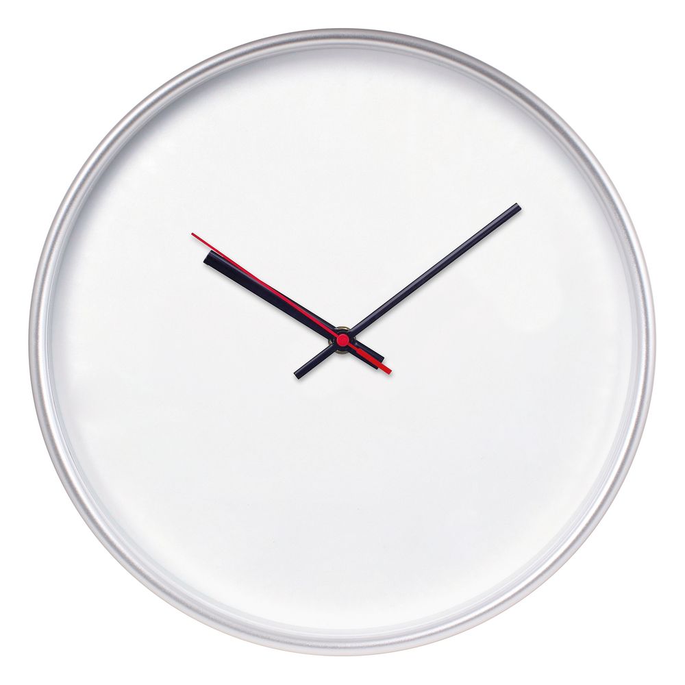 Часы настенные ChronoTop, серебристые-0
