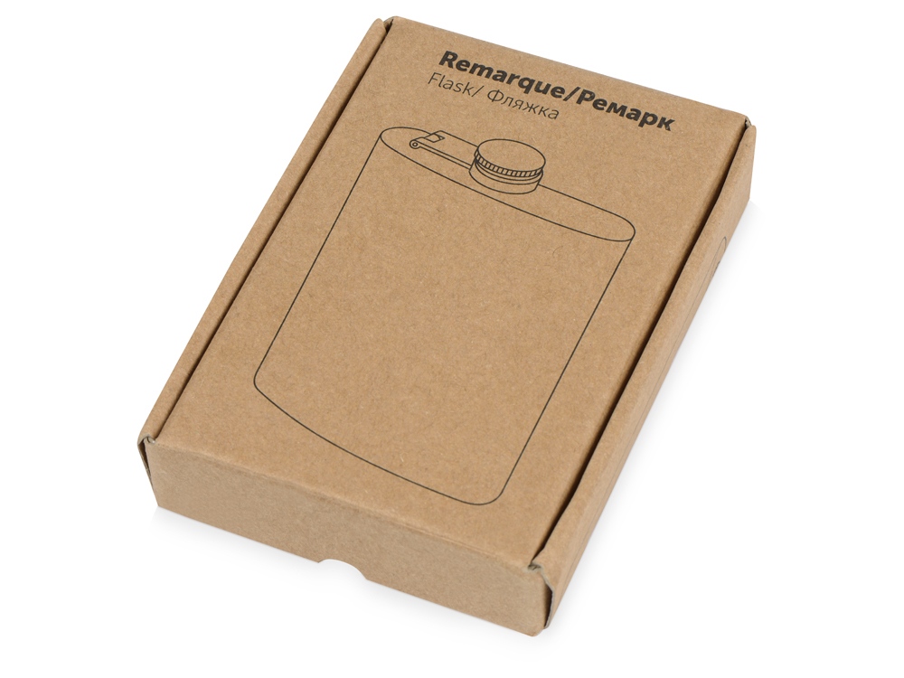 Фляжка 240 мл Remarque soft touch, 304 сталь, зеленый милитари-5