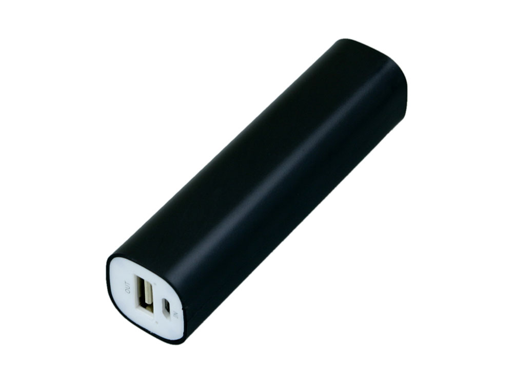 PB030 Универсальное зарядное устройство power bank  прямоугольной формы. 2600MAH. Черный-0