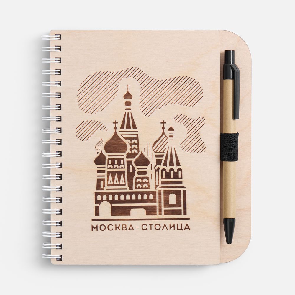 Блокнот на пружине Woodpad на заказ-2