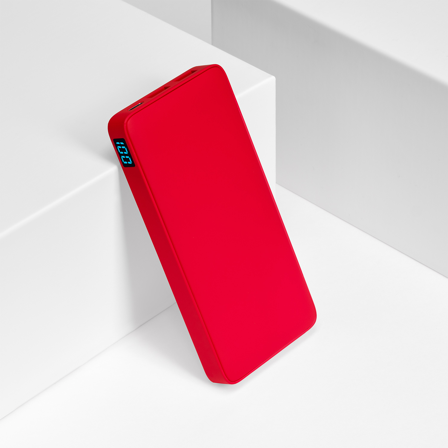 Внешний аккумулятор с подсветкой Анкор Плюс PD (Ancor PD Plus) 10000 mAh, красный-7