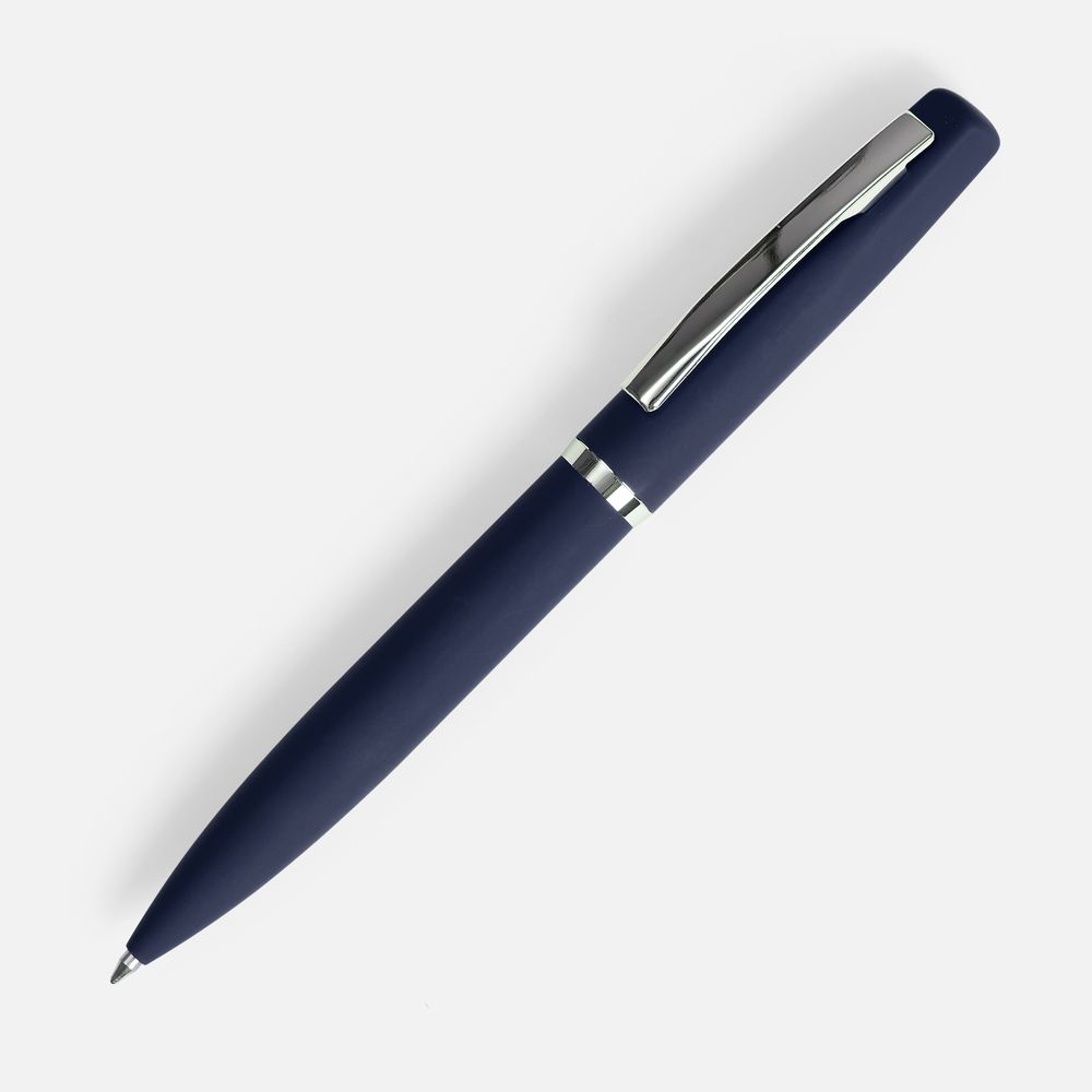 Ручка шариковая Bolt Soft Touch, синяя-1