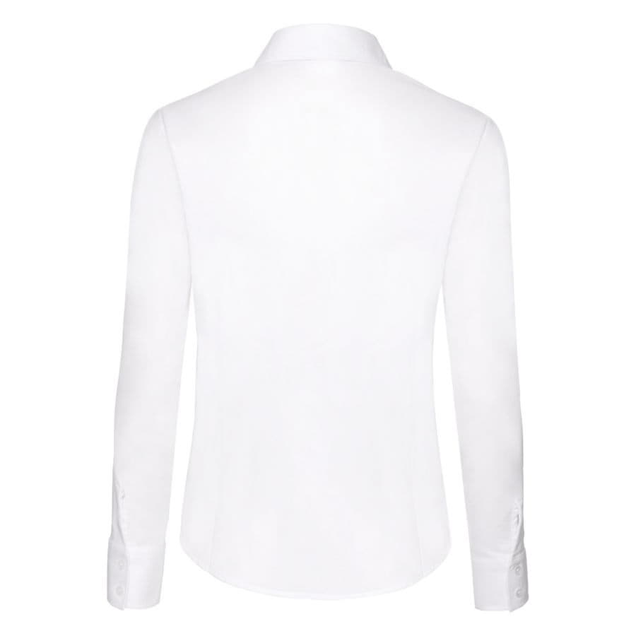 Рубашка женская LONG SLEEVE OXFORD SHIRT LADY-FIT 130, белый-1