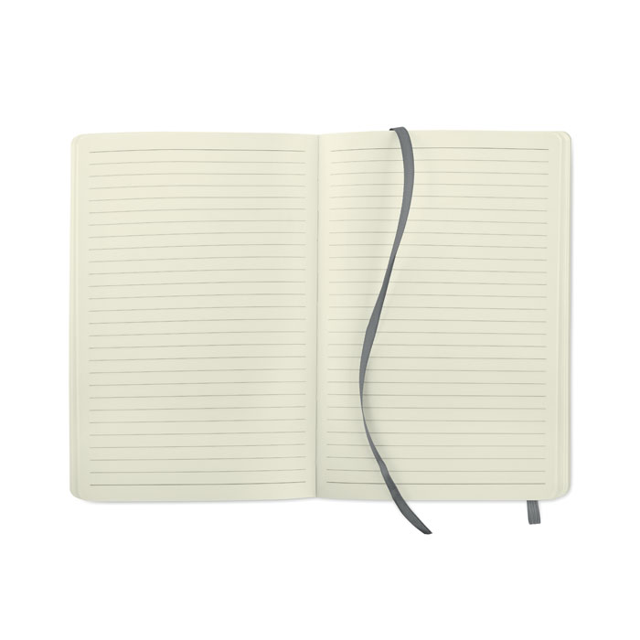 A5 recycled notebook, каменный серый-2