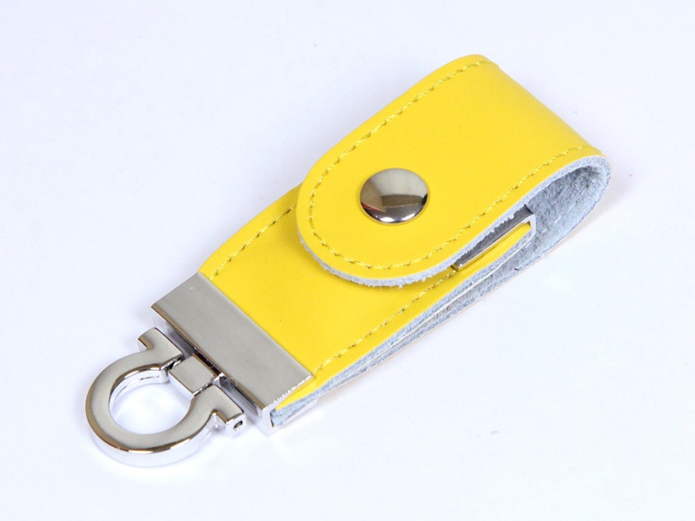 USB-флешка на 32 Гб в виде брелка, желтый-1
