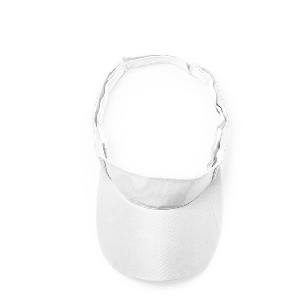Козырек из мягкой микрофибры WIZER, Белый-0