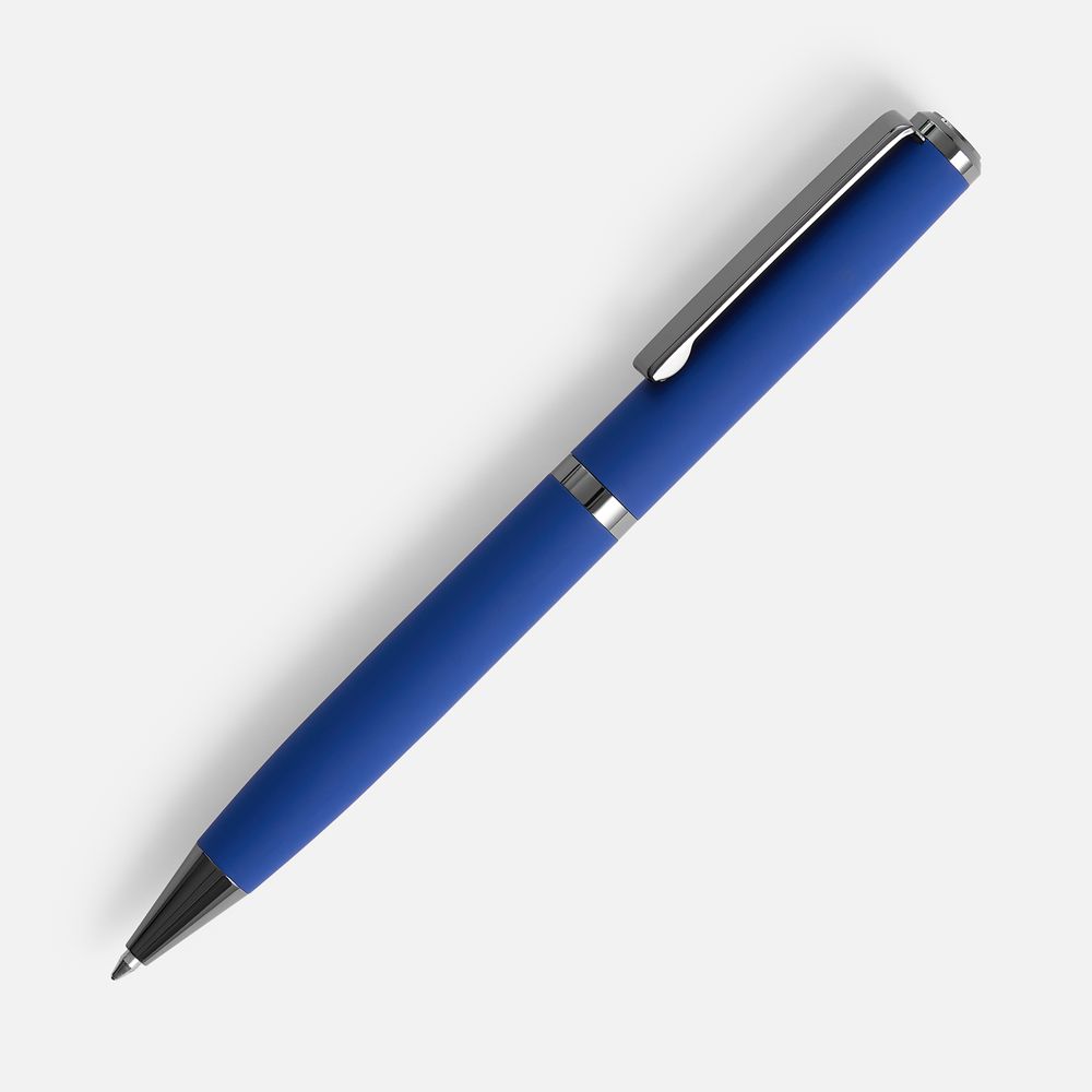 Ручка шариковая Inkish Gunmetal в футляре, синяя-0