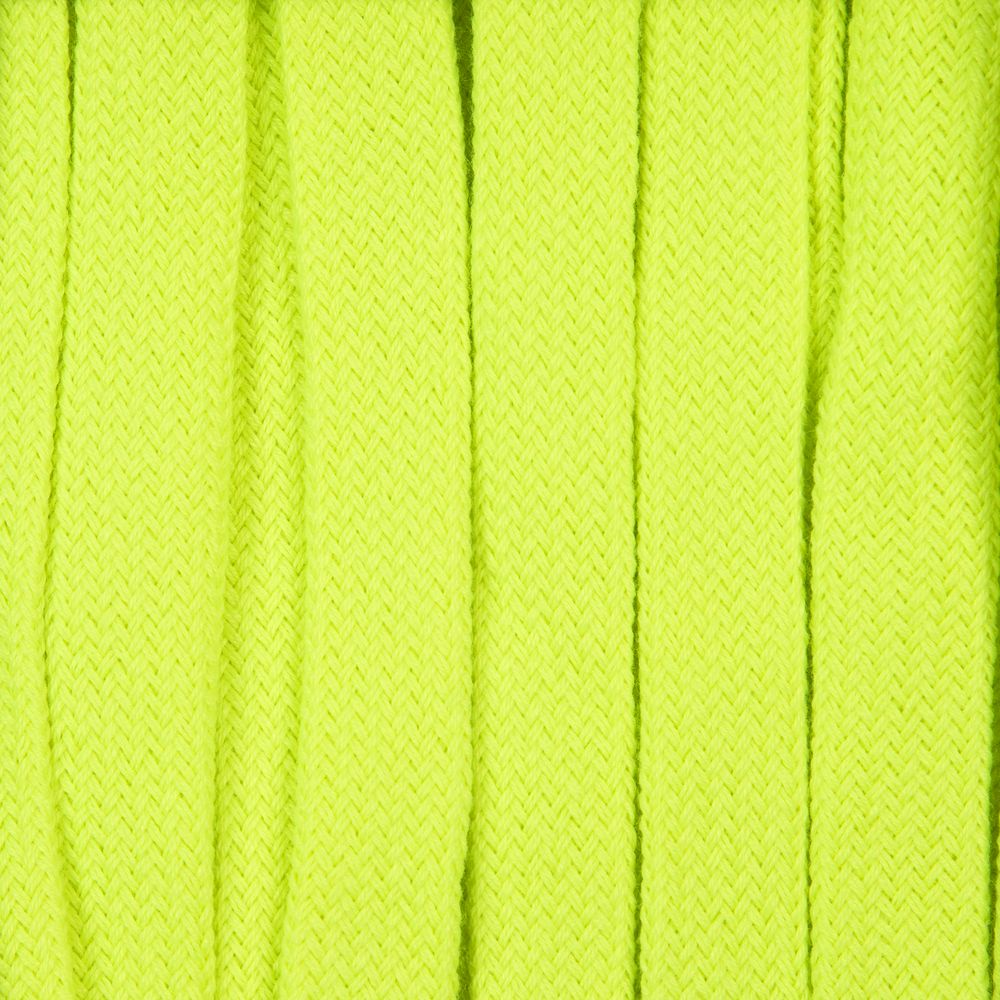 Плоский шнур Cord M, желтый неон, 60 см-1