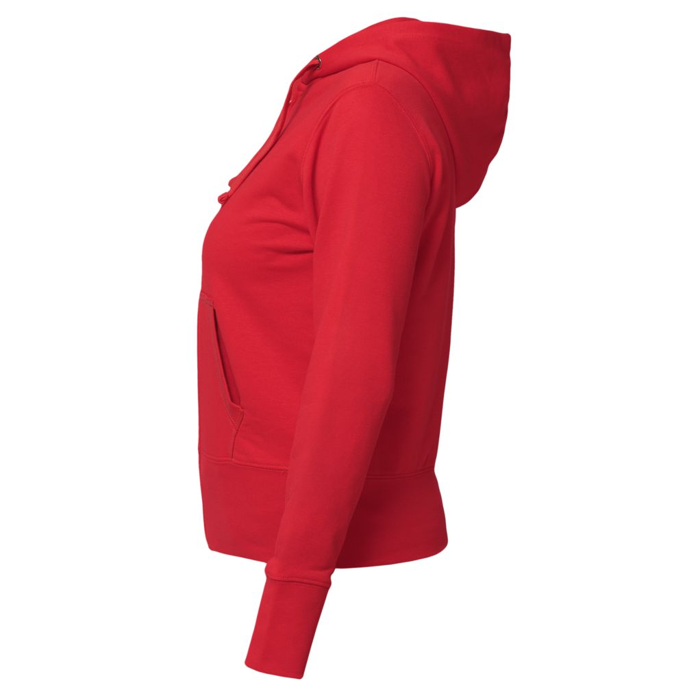 Толстовка женская Hooded Full Zip красная-2