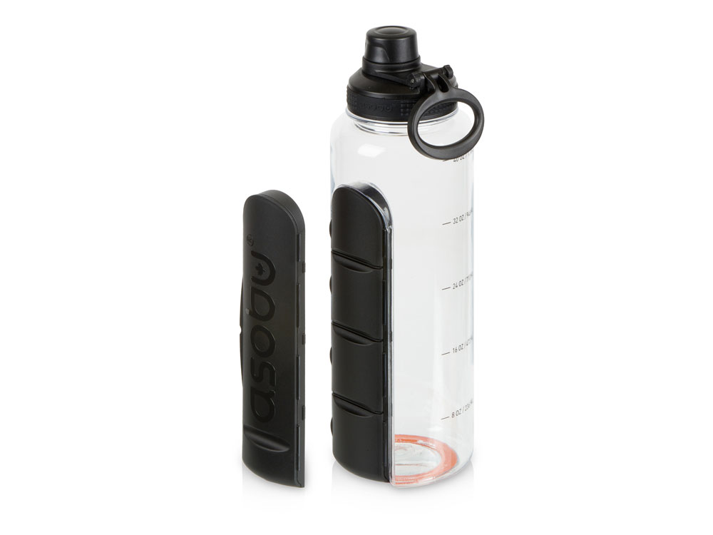 Бутылка для воды Electrolyte, черный-1