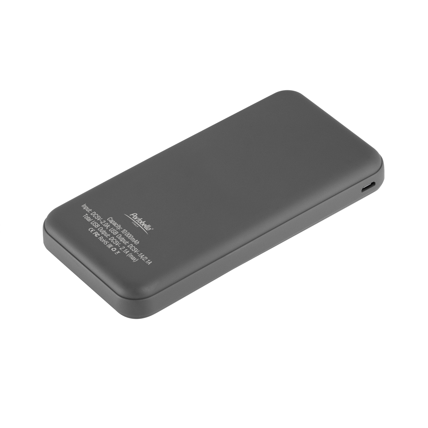 Внешний аккумулятор с подсветкой Старлайт Плюс PB (Starlight Plus PB) 10000 mAh, серый-1