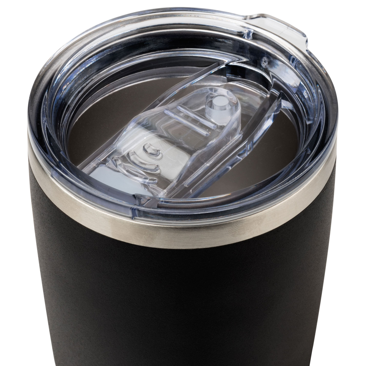 Термокружка вакуумная Вива (Viva), черная-2