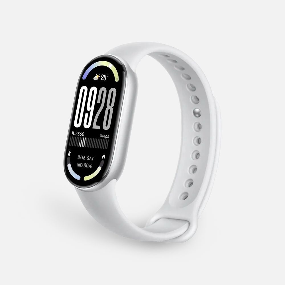 Фитнес-браслет Xiaomi Smart Band 10, серебристый-0