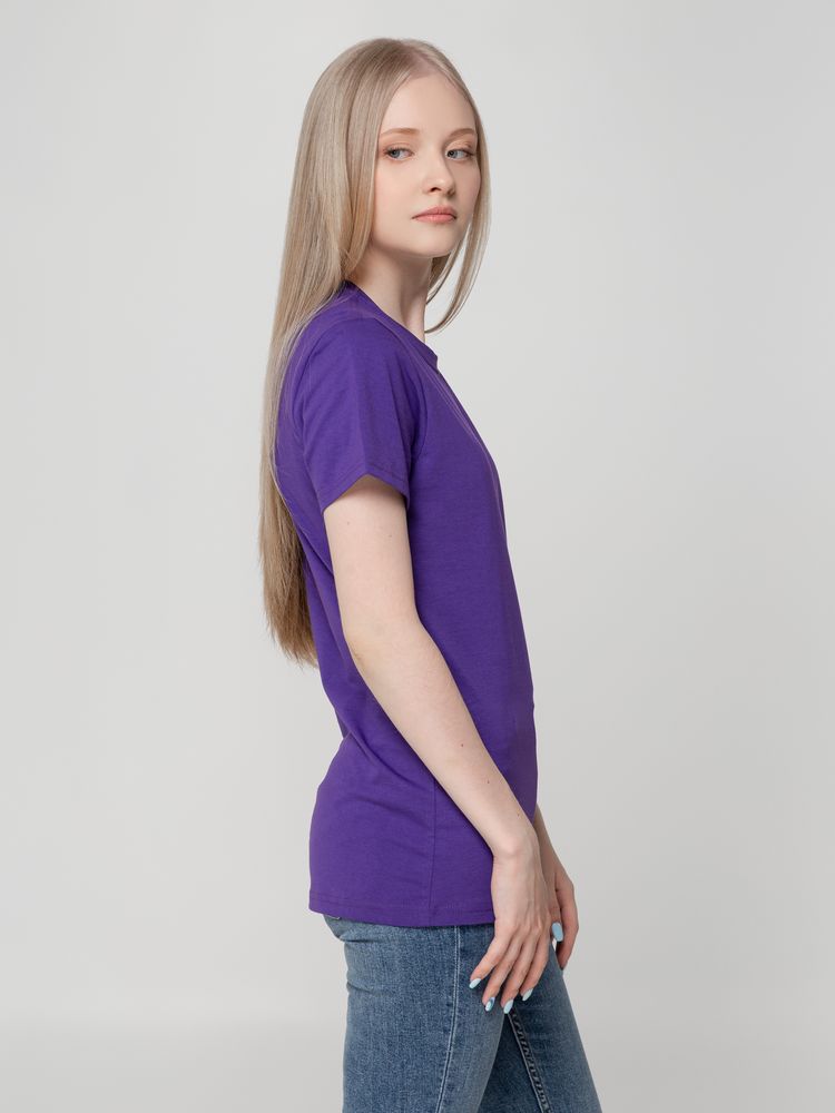 Футболка женская T-bolka Lady, фиолетовая-3