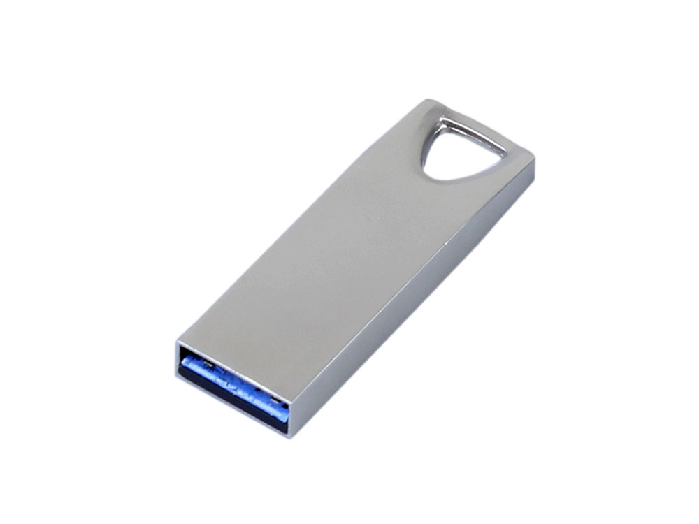 USB 2.0-флешка на 128 Гб с мини чипом, компактный дизайн, стильное отверстие для цепочки-1