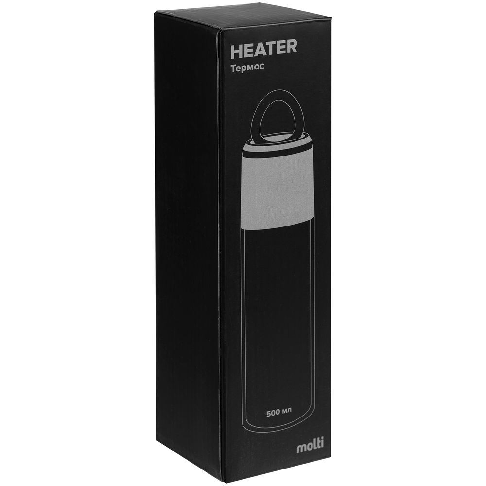 Термос Heater, синий-6