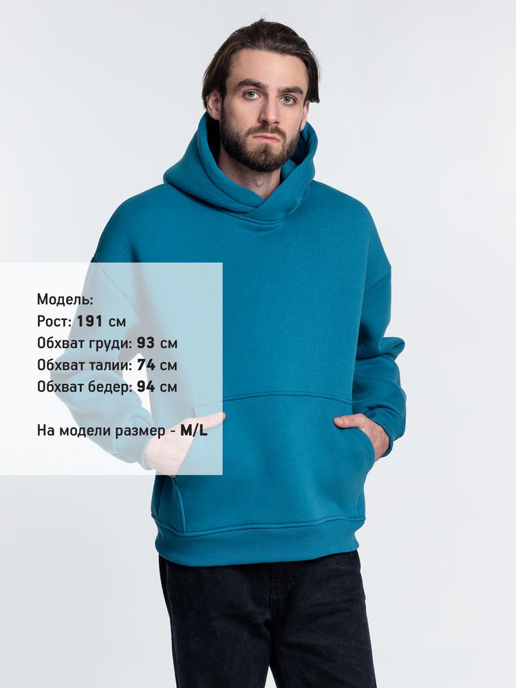 Худи Kulonga Oversize, бирюзовое-5