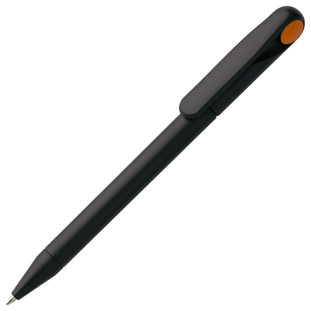 Ручка шариковая Prodir DS1 TMM Dot, черная с оранжевым-0