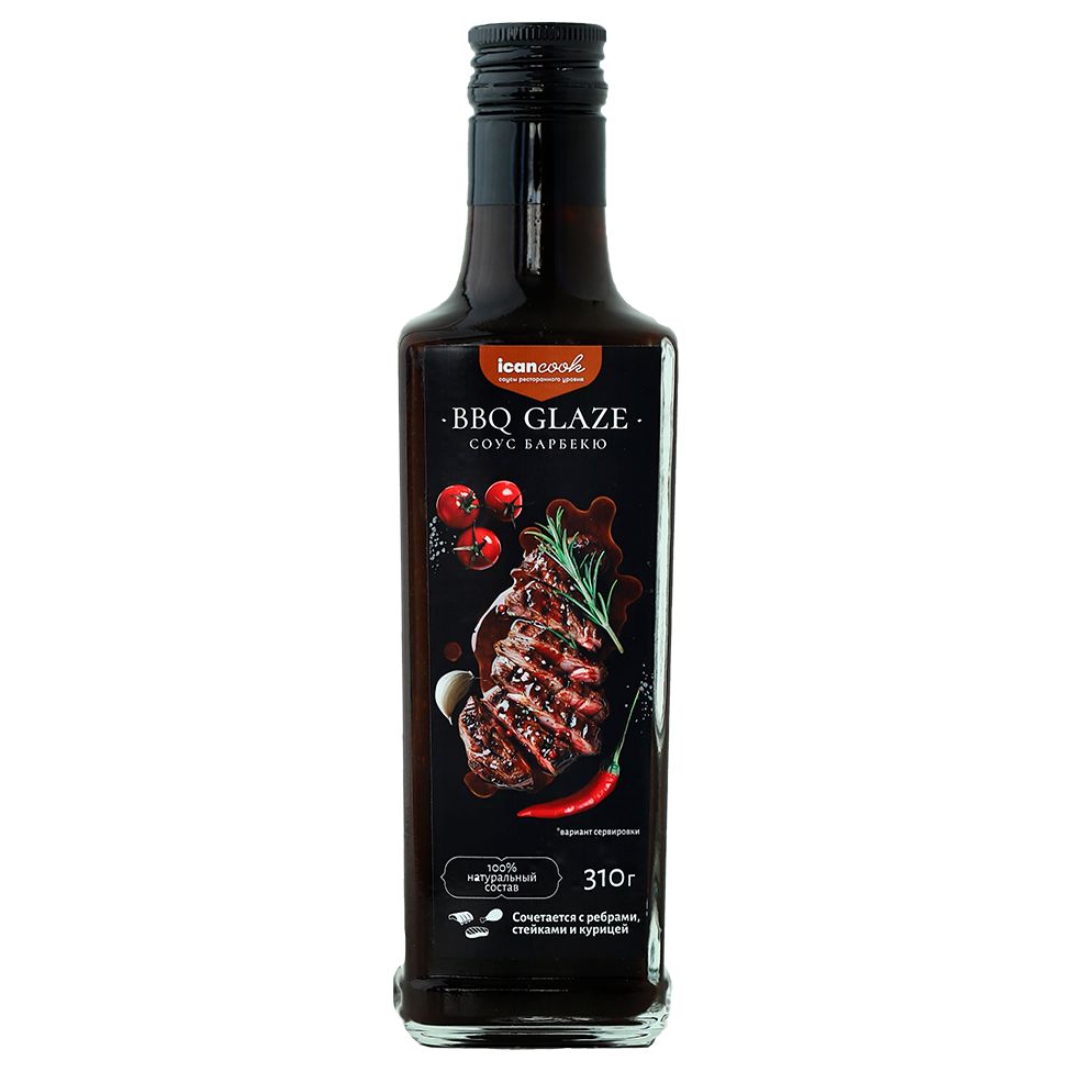 Соус Icancook в бутылке, барбекю глейз-1