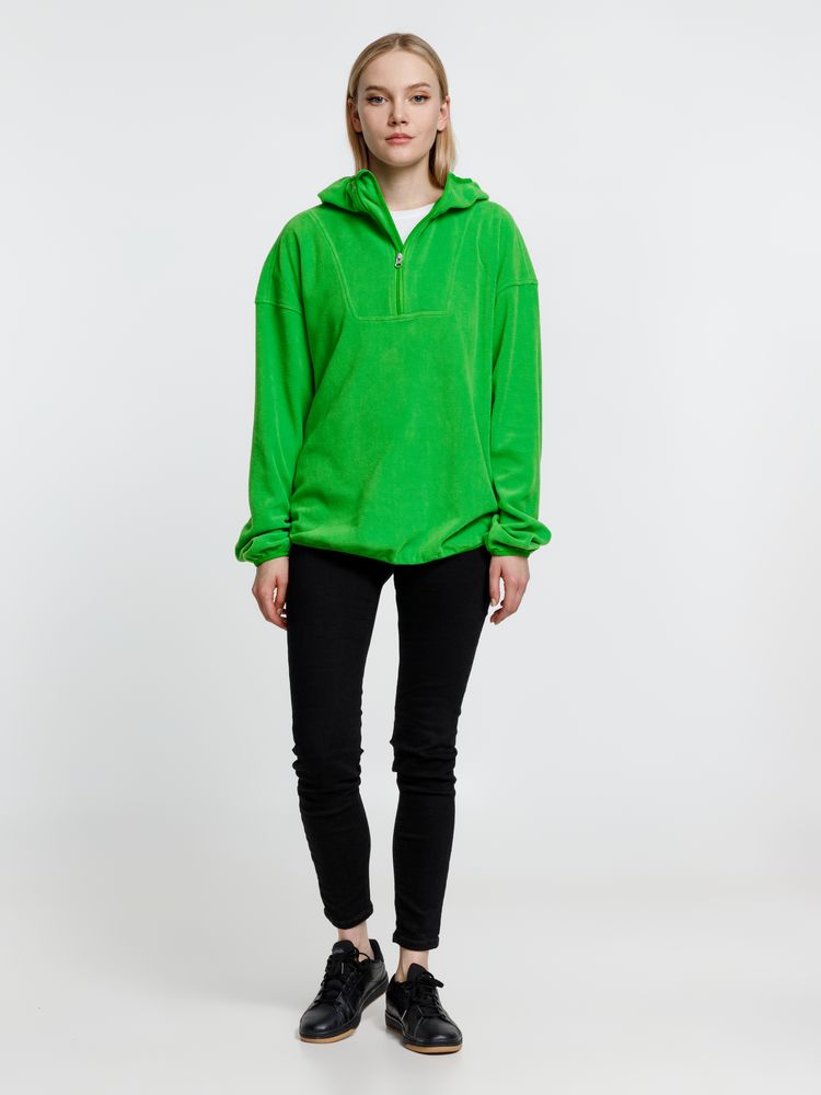 Анорак флисовый унисекс Fliska, зеленое яблоко-5
