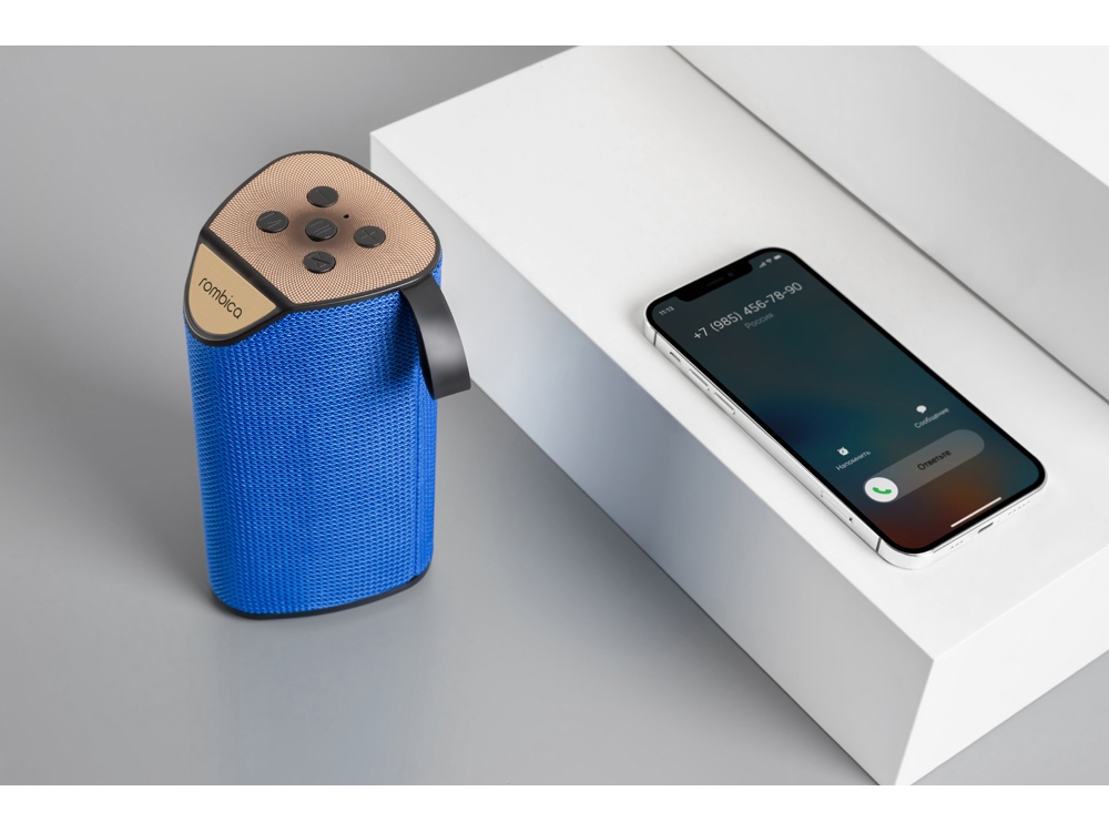 Портативная акустика Rombica mysound Tetria Blue-3