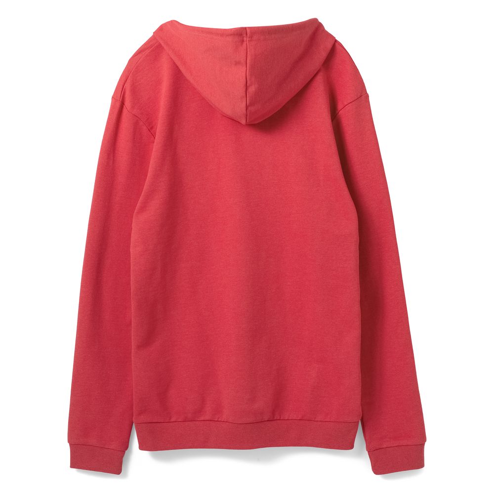 Толстовка с капюшоном унисекс Hoodie, красный меланж-2