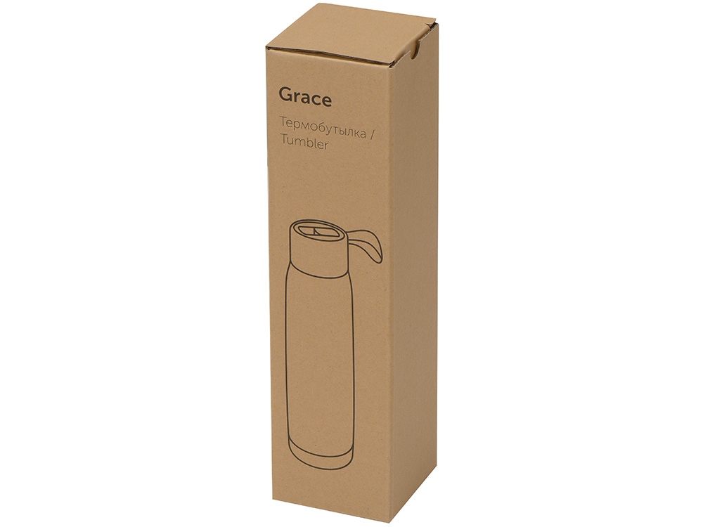 Термобутылка Grace 320мл, черный-12