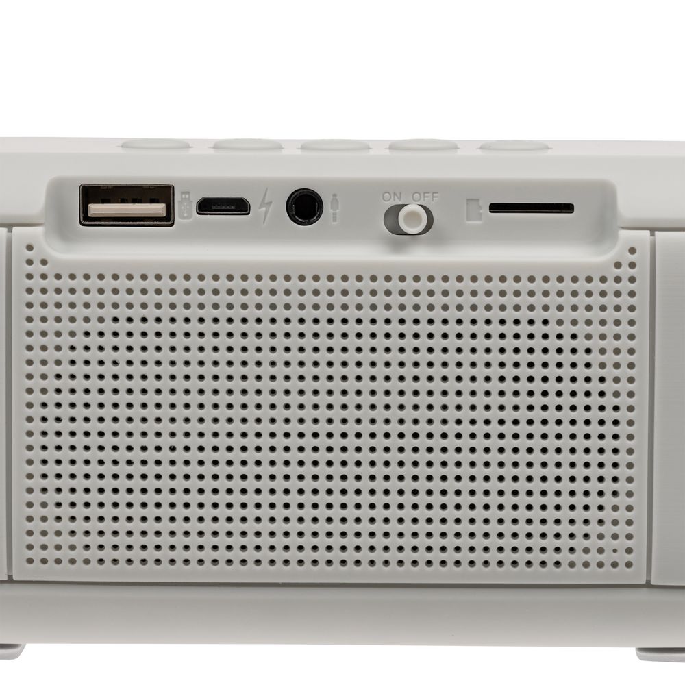 Беспроводная стереоколонка Uniscend Roombox, светло-серая-5
