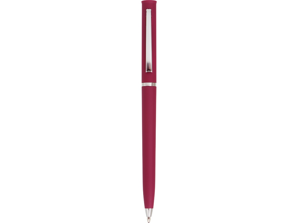 Ручка пластиковая шариковая Navi soft-touch, бургунди-1