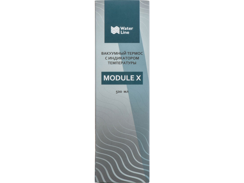Вакуумный термос Module X с индикатором температуры, 500 мл, белый-9