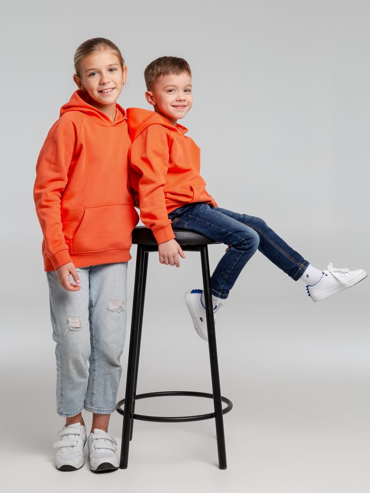 Толстовка детская Stellar Kids, оранжевая-5