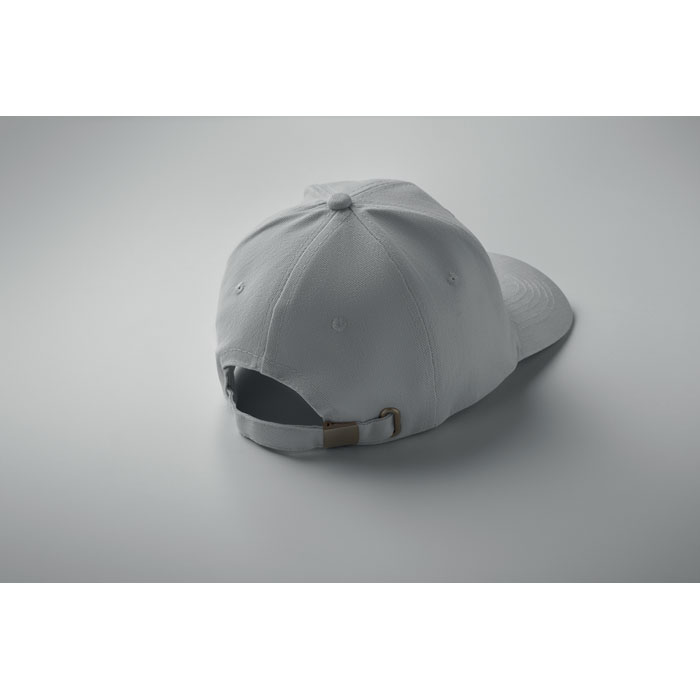 6 panel baseball cap, серый-2