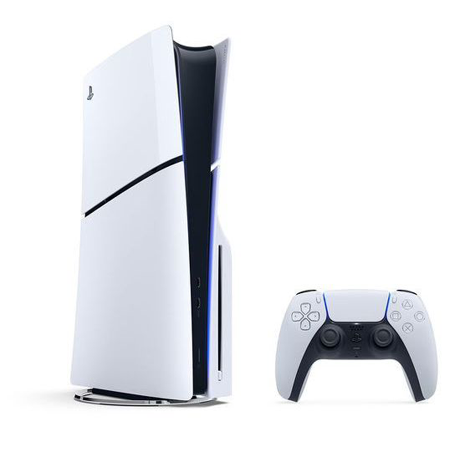 Игровая консоль PlayStation 5 Slim с дисководом, белый-0
