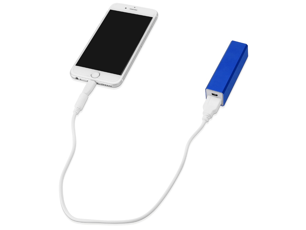 Портативное зарядное устройство Брадуэлл, 2200 mAh, синий-1