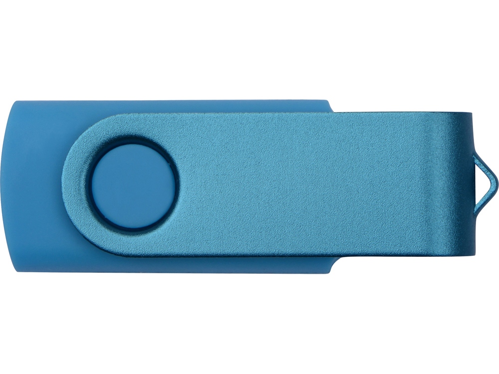 Флеш-карта USB 2.0 8 Gb Квебек Solid, голубой-2