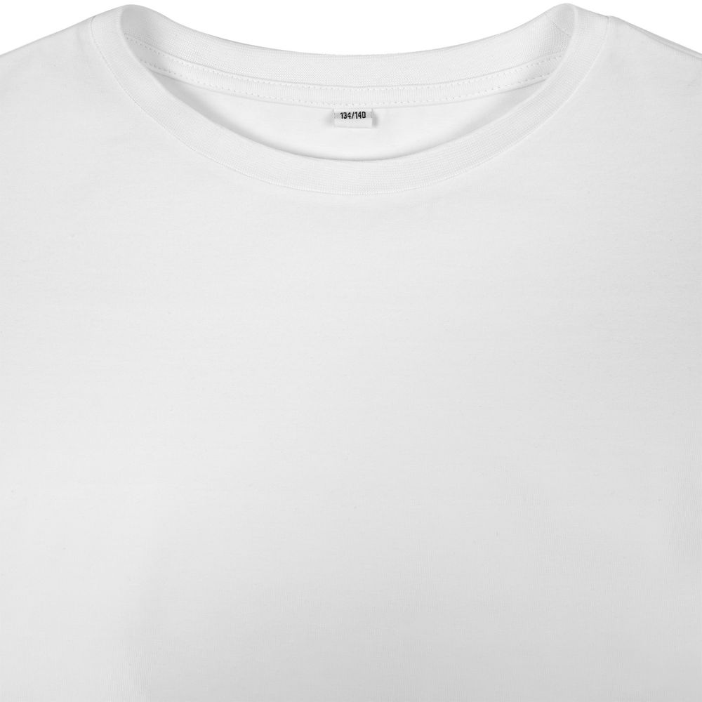 Футболка детская оверсайз Teezer, белая-1