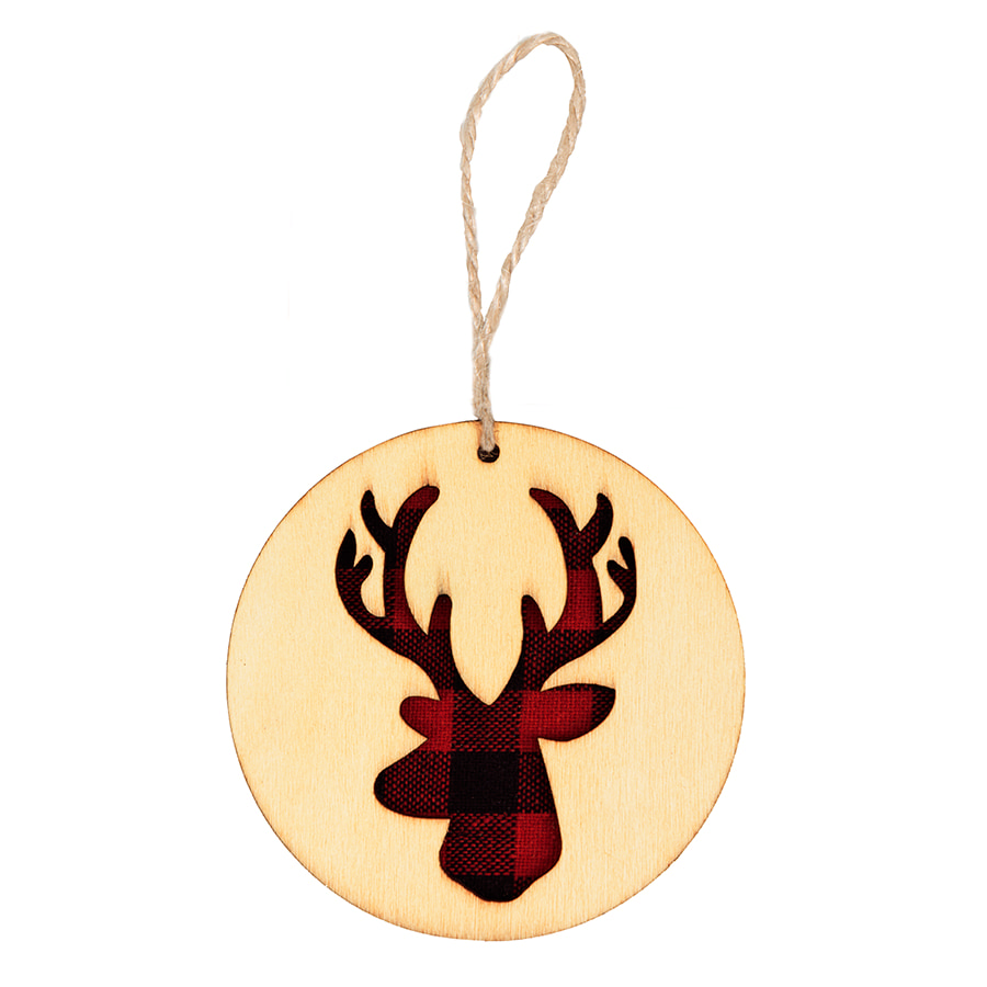 Украшение новогоднее RED DEER, бежевый-0